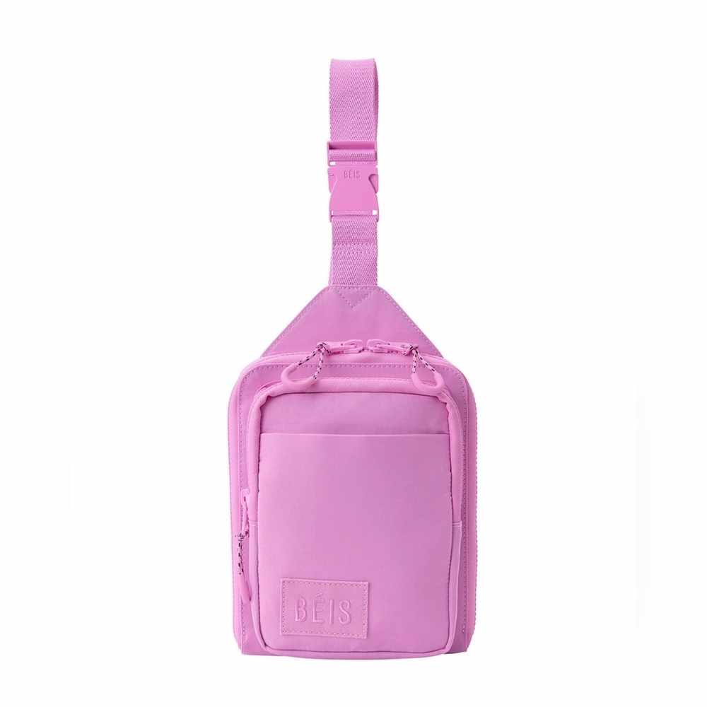 BEIS Pink Sling Crossbody Bag